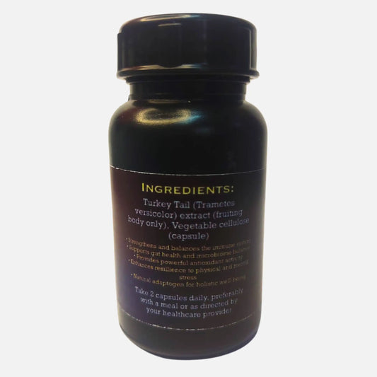 Turkey Tail Mushroom Capsules (500mg)