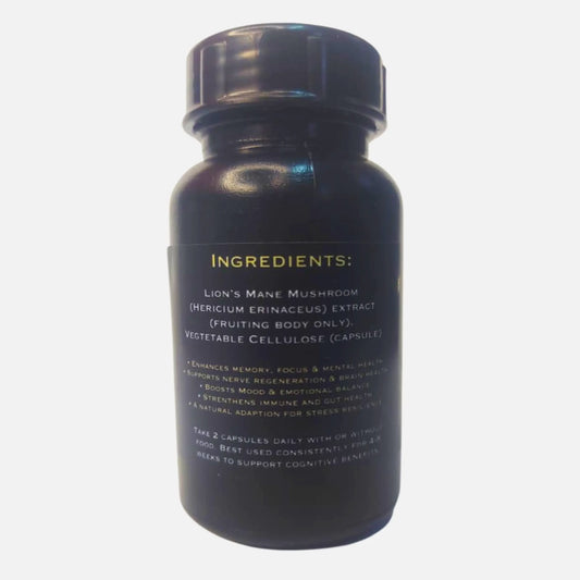 Lions Mane Mushroom – Nootropic Capsules (500mg)