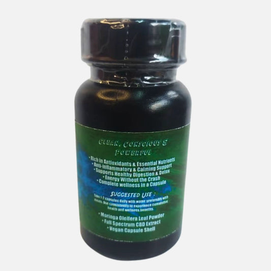 Moringa infused with Elite CBD Capsules (10mg CBD)