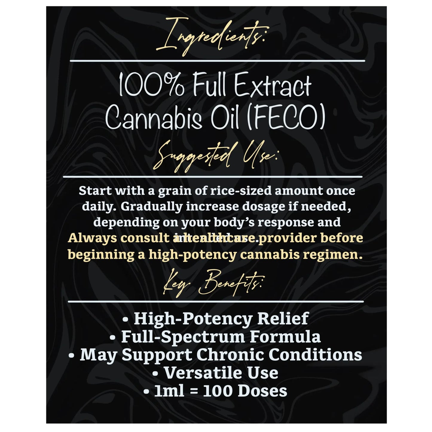 Essential 1:1 FECO (1ml)