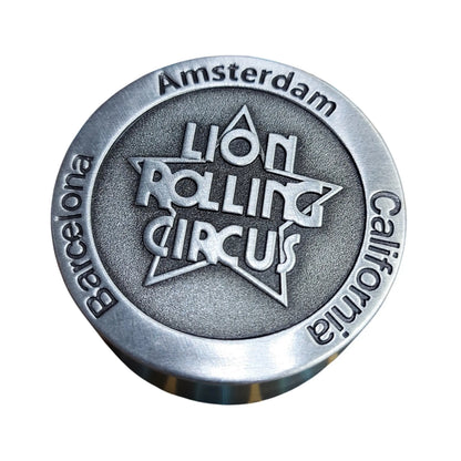 Lion Rolling Circus Metal Grinder