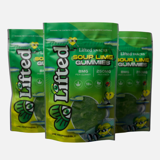 Lifted Sour Lime Gummies