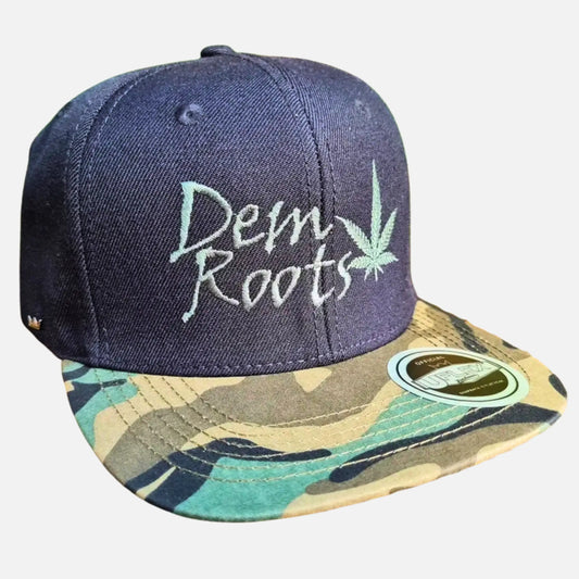 Dem Roots Camo uflex Flat Peak