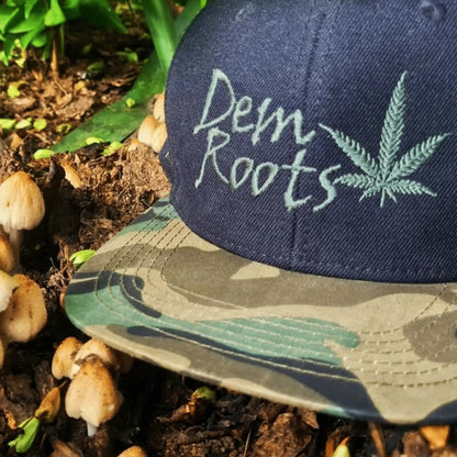 Dem Roots Camo uflex Flat Peak