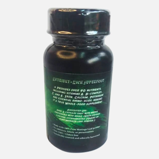 Moringa Leaf Capsules (700mg)