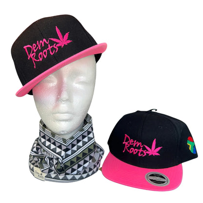 Pink Dem Roots Cap