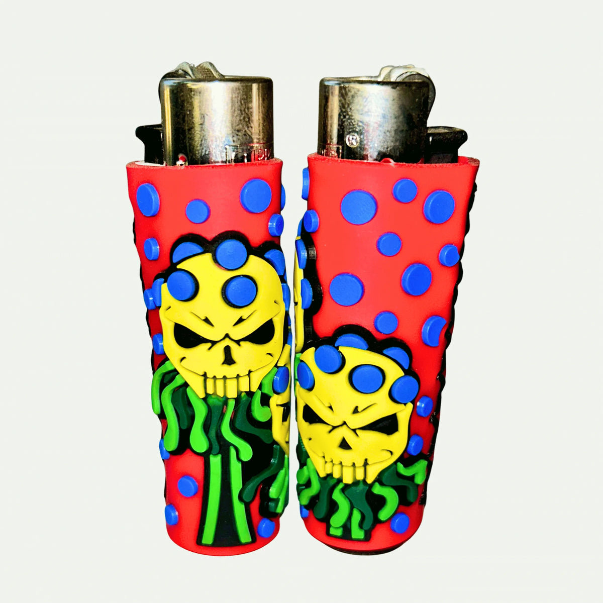 Neon Skull & Mushroom Lighters