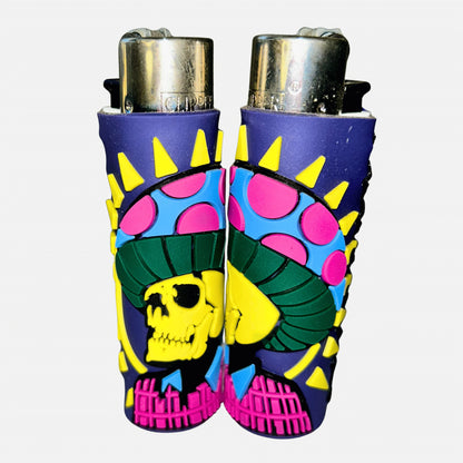 Neon Skull & Mushroom Lighters