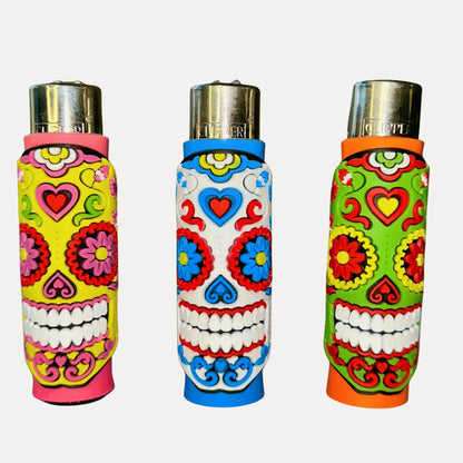 Neon Skull & Mushroom Lighters