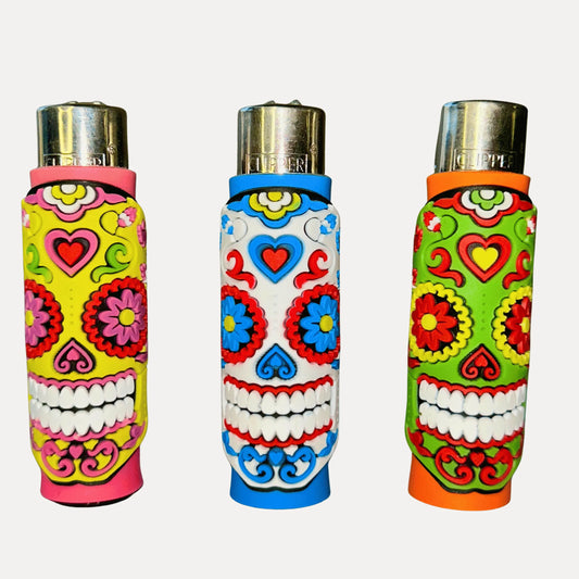 Neon Skull & Mushroom Lighters