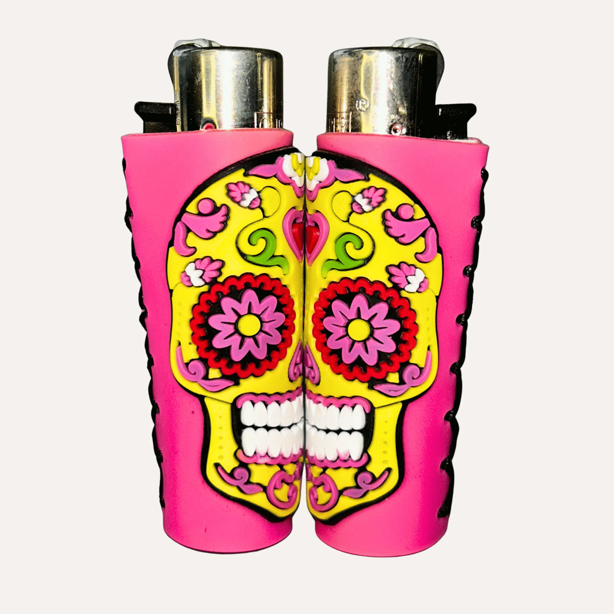 Neon Skull & Mushroom Lighters